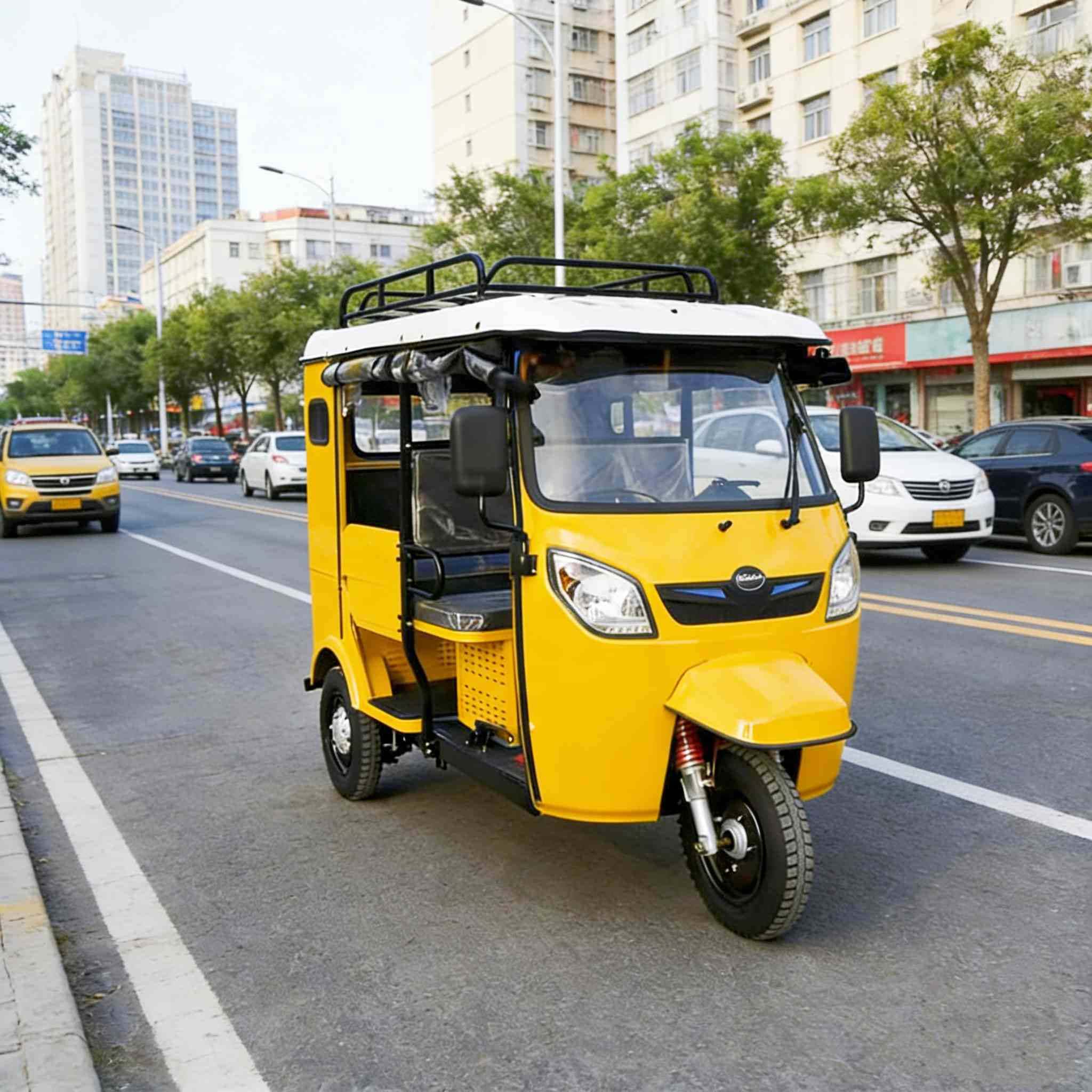 Noise free electric tuk tuk