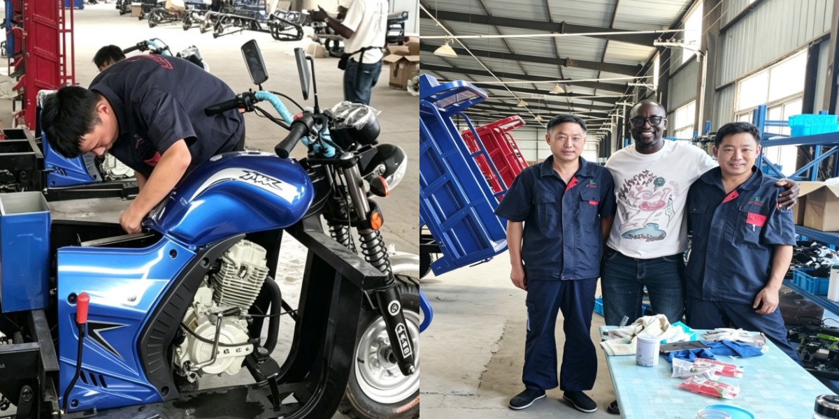 ガソリン輸送用三輪車