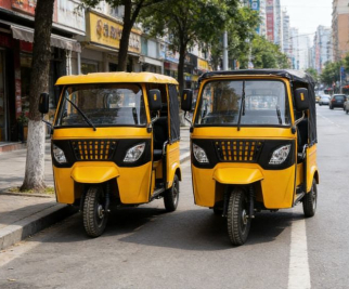 Pelanggan Brasil menguji tuk-tuk di tempat!
