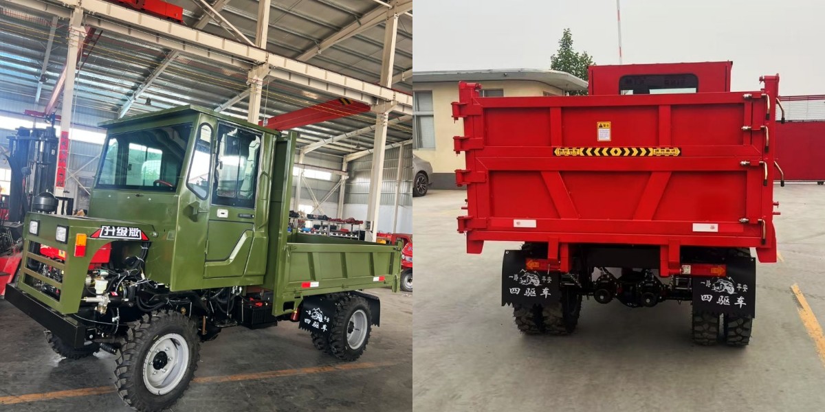 Construction site diesel tipper