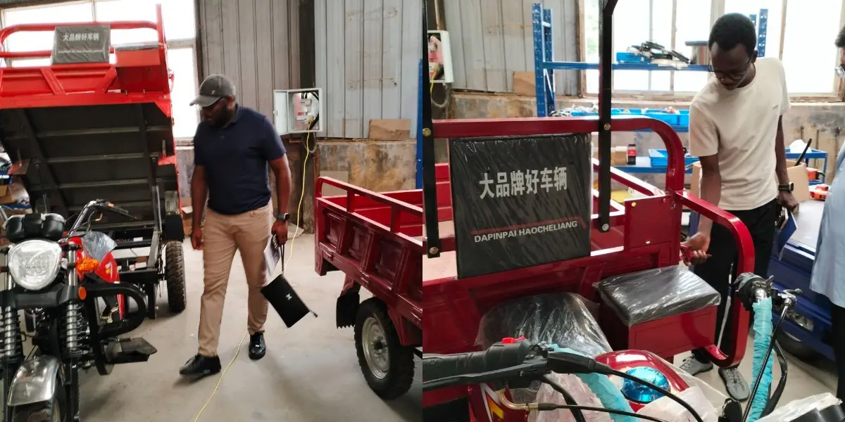 Hydraulic dump tricycle Hydraulic dump tricycle