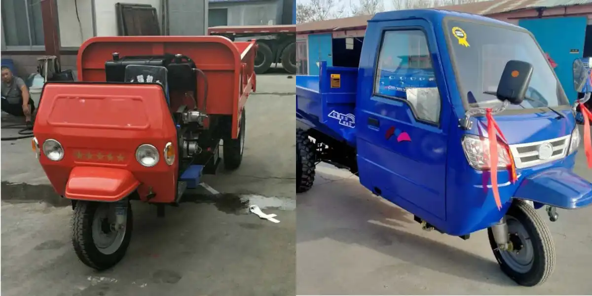 Tricycle diesel pour terrains accidentés