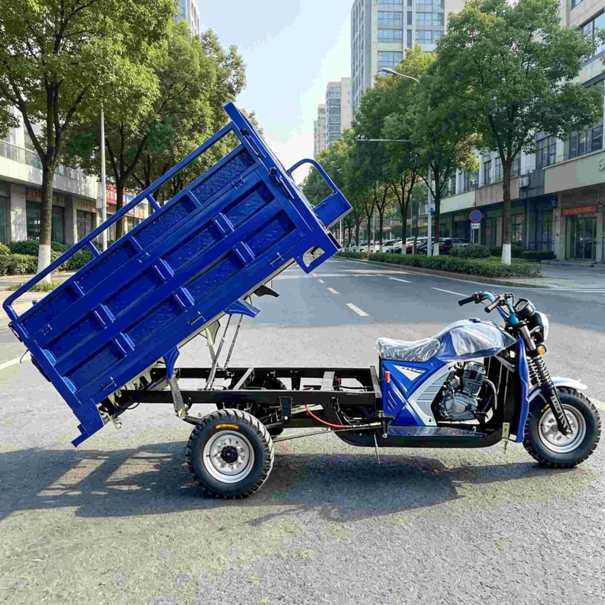 油圧式貨物三輪車