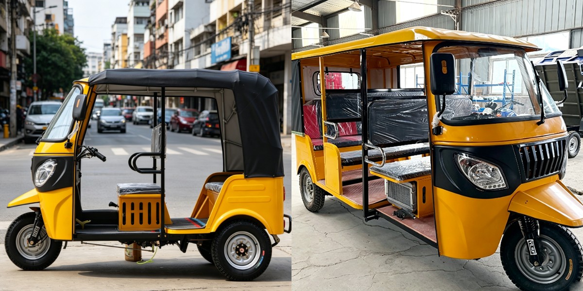 Tuk tuk penumpang kargo
