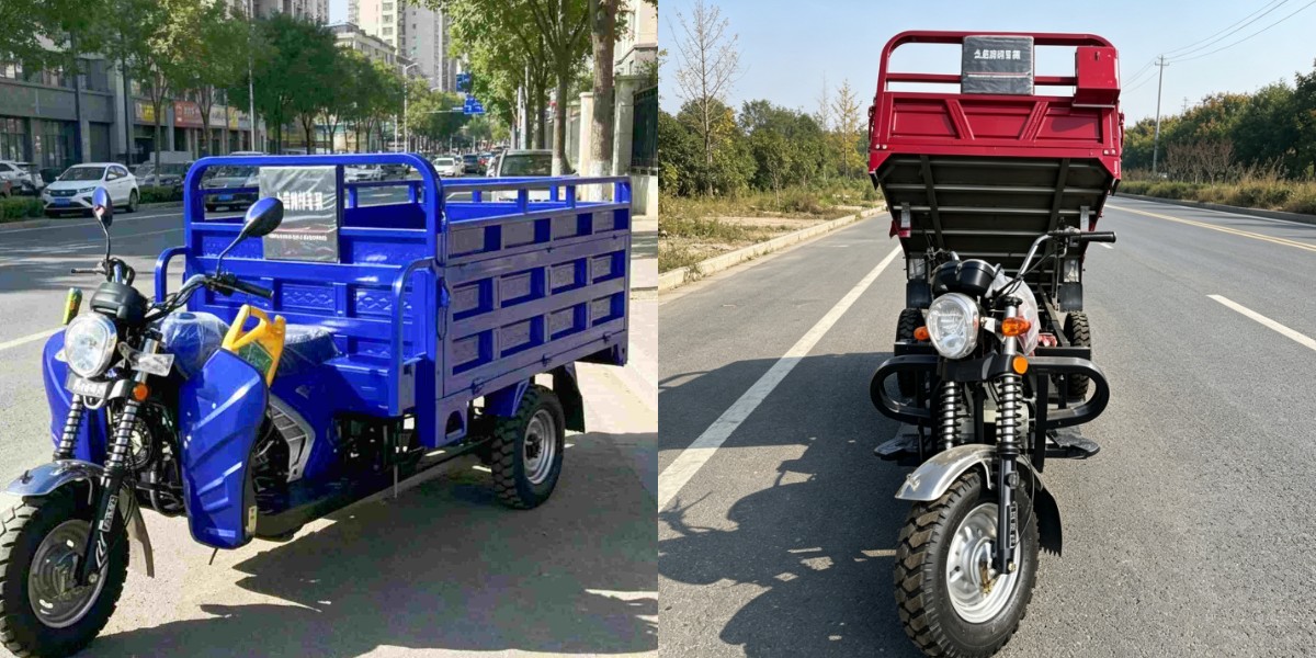 Triciclo da carico a pianale aperto