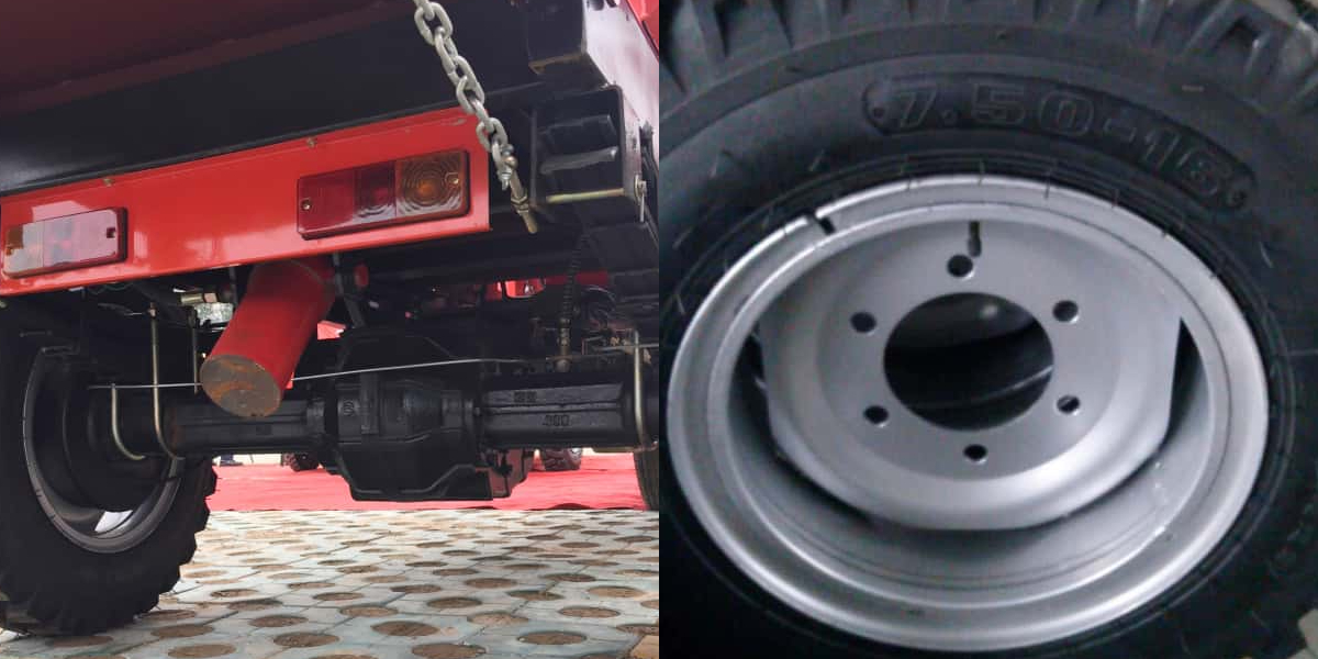 鉱山用ディーゼル三輪車