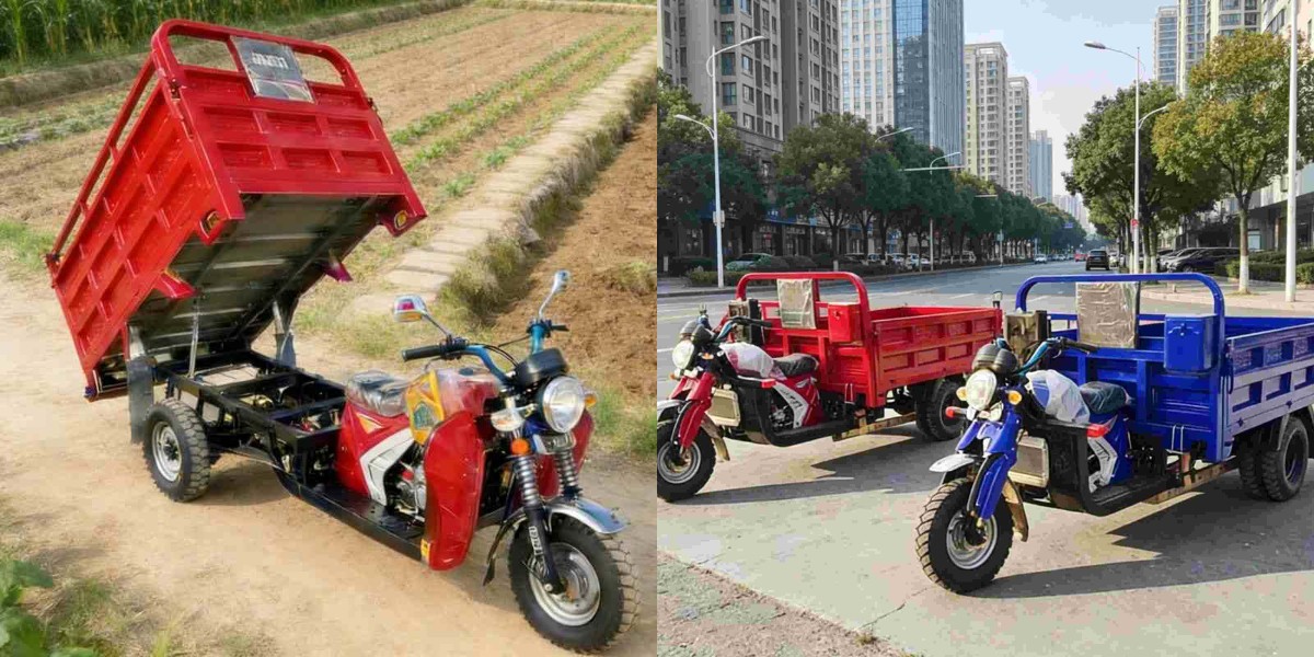 Gas-Dreirad für die Zustellung auf der letzten Meile