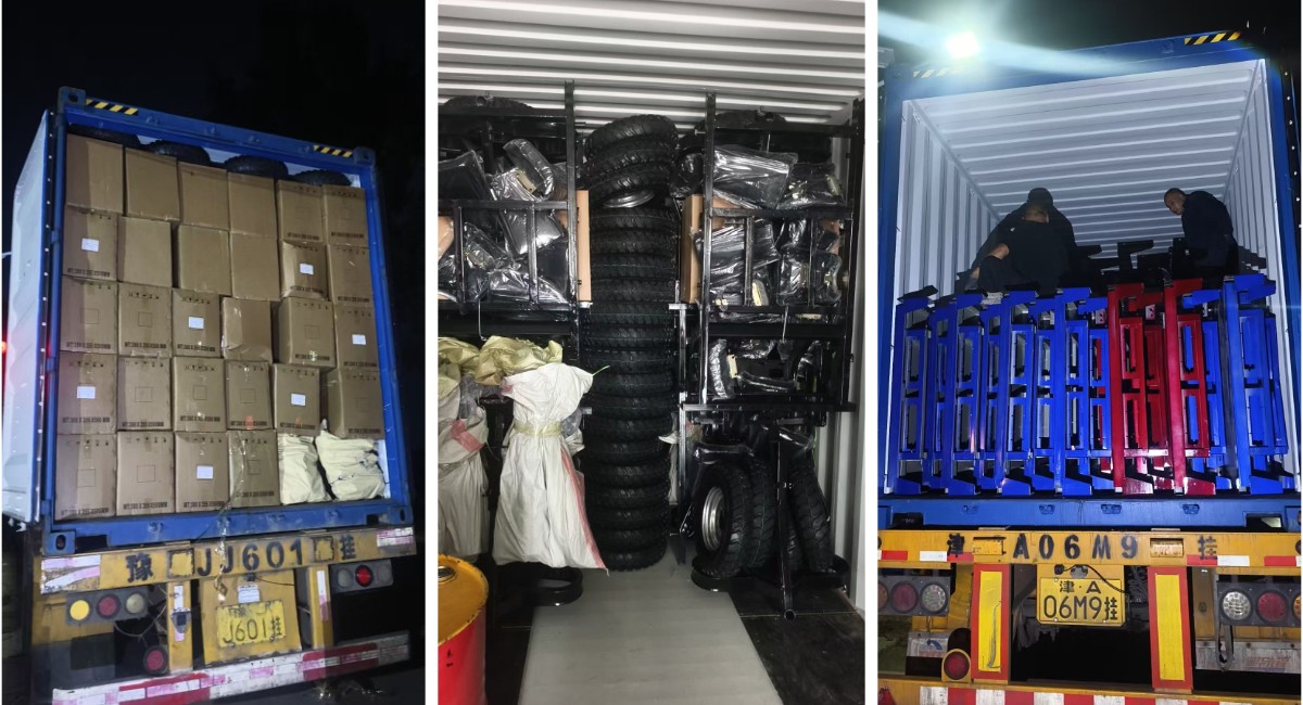 Motociclo de carga de três rodas