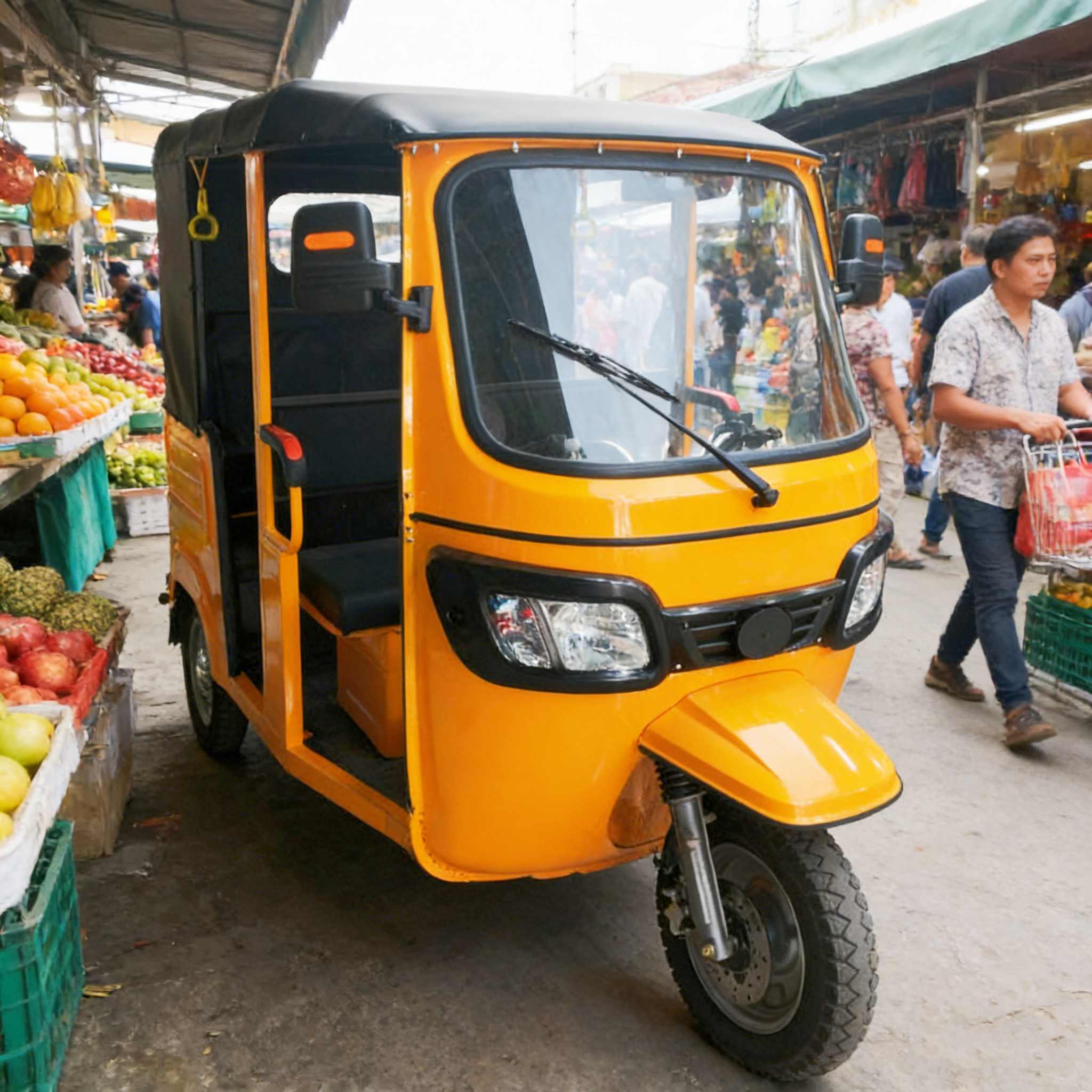 Dreirädrige E-Rikscha
