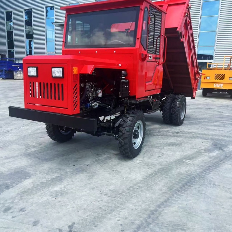 Hydraulic diesel four-wheel transport vehicle