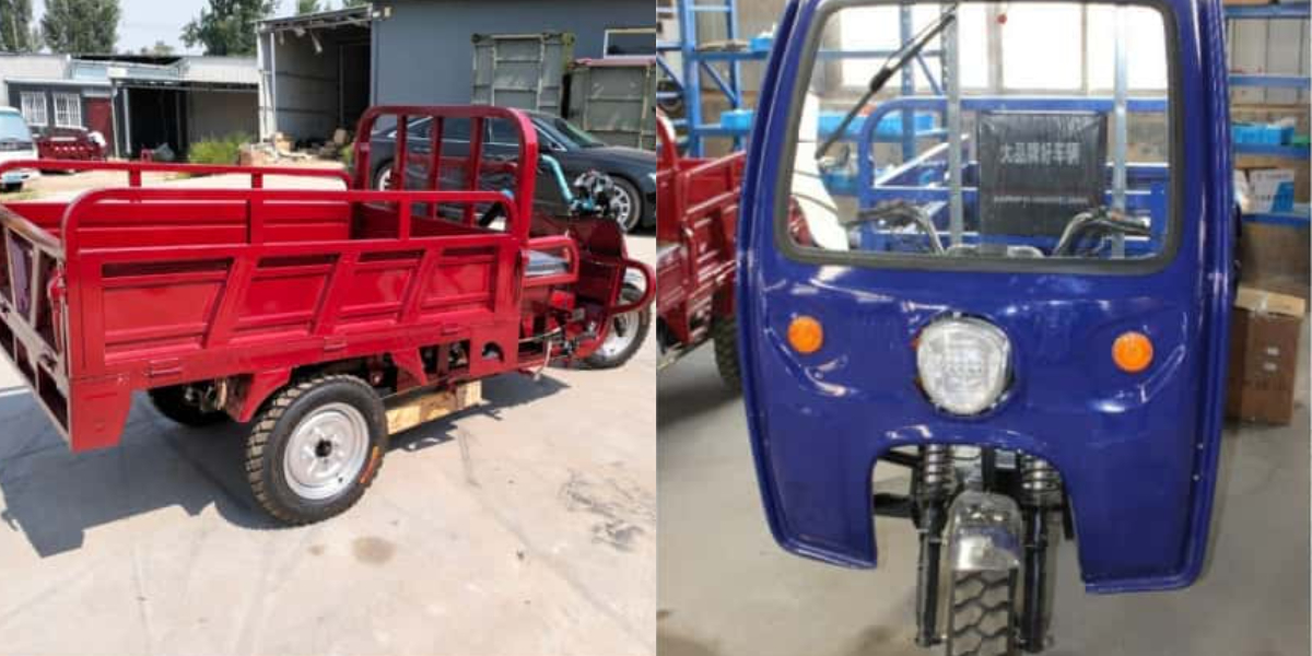 Gasoline tricycle