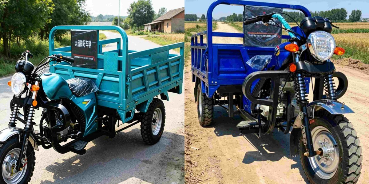 tricycle cargo à moteur essence