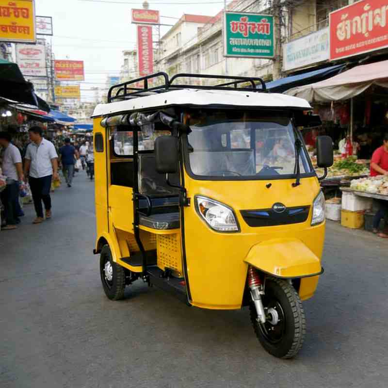 Batteriebetriebene Rikscha