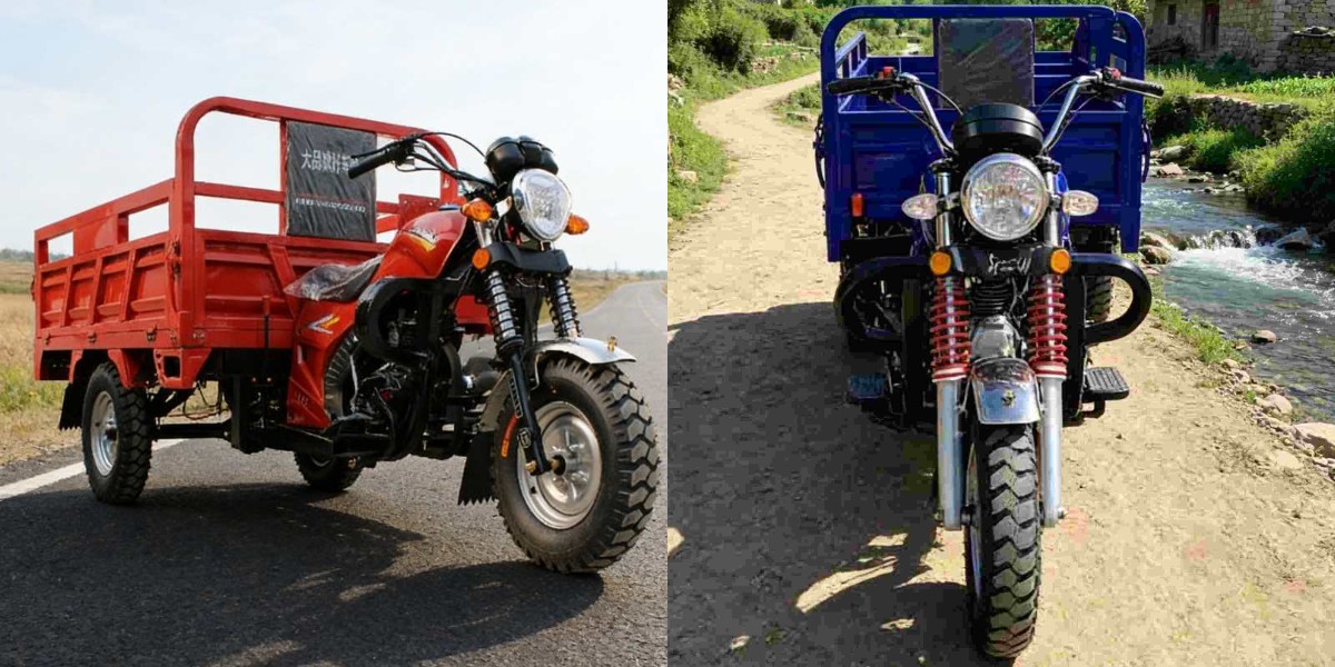 Tricycle cargo motorisé à essence