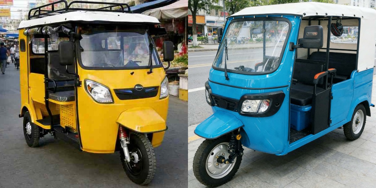 Бензиновый трёхколёсный авторикша