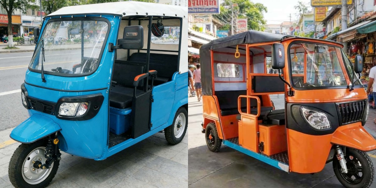 Tuk-tuk per passeggeri all’aperto