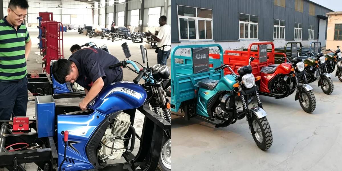 tricycle cargo à moteur essence