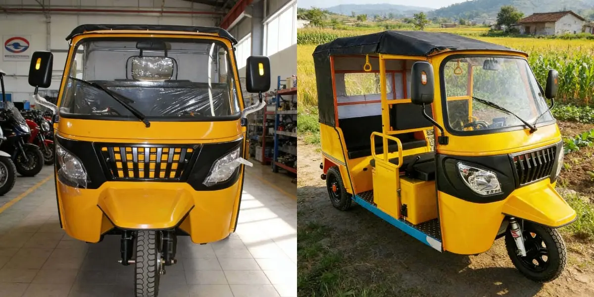 Umweltfreundliches Tuk-Tuk