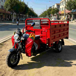 Benzinbetriebenes Lastendreirad mit großer Ladebox