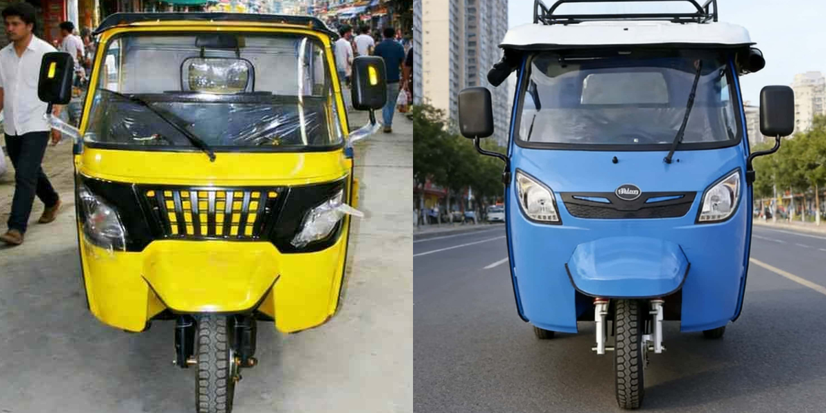 Tuk-tuk per passeggeri all’aperto