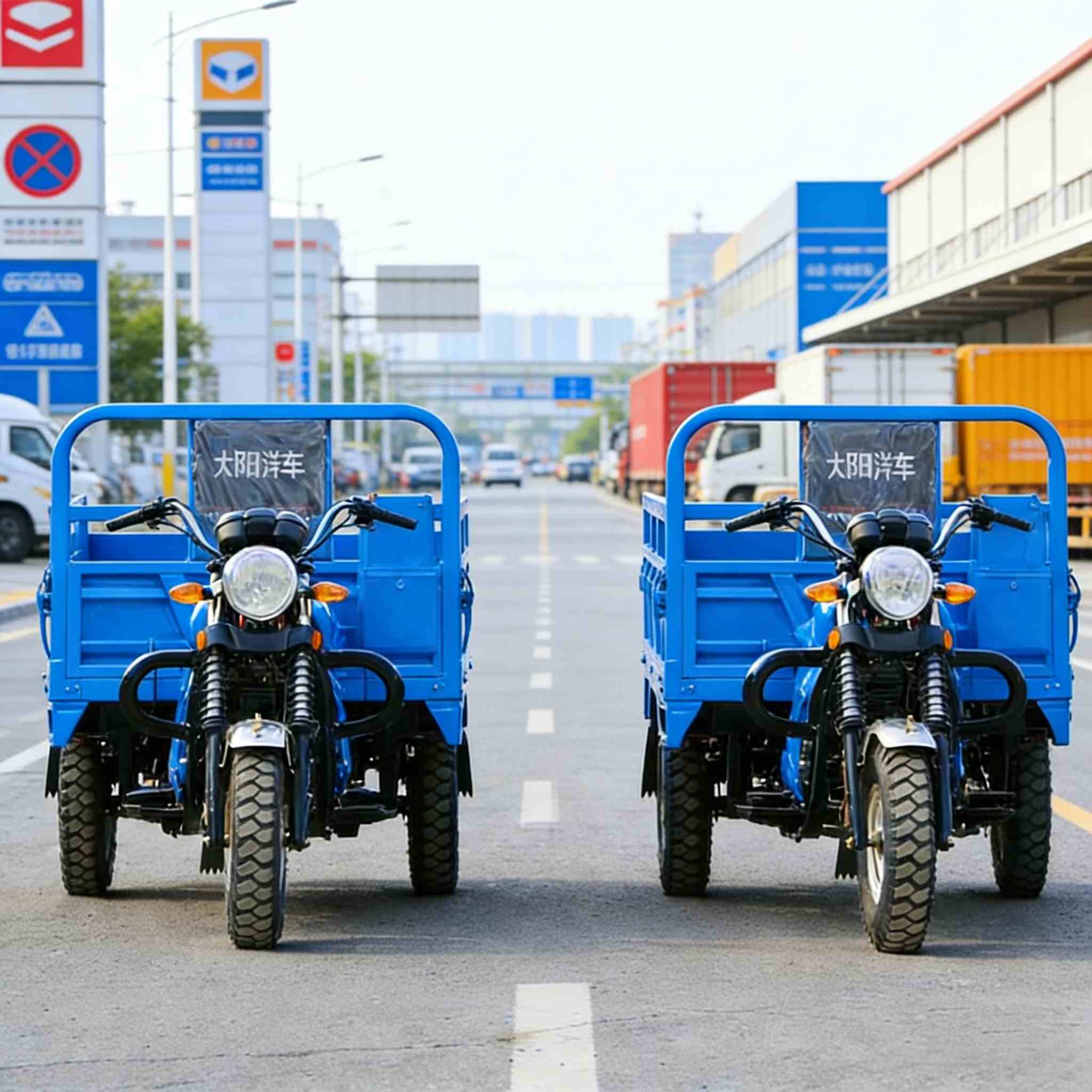 Triciclo a benzina da 300 cc raffreddato ad aria