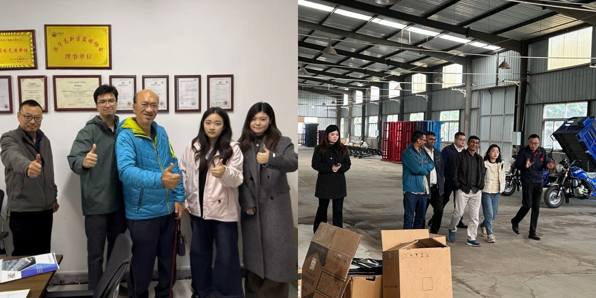 Becak roda tiga berbahan bakar bensin