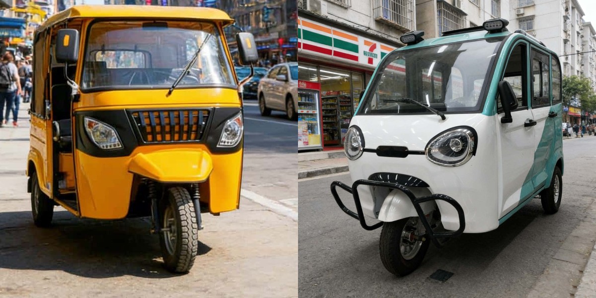 Dreirädrige Lasten-Autorikscha