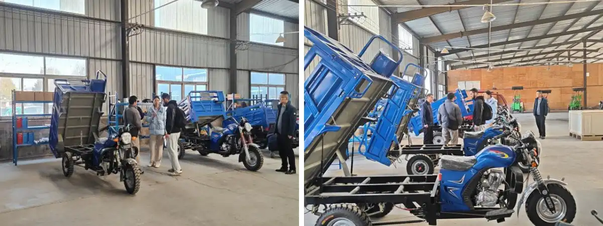 Triciclo a benzina spedito oggi in Turkmenistan!