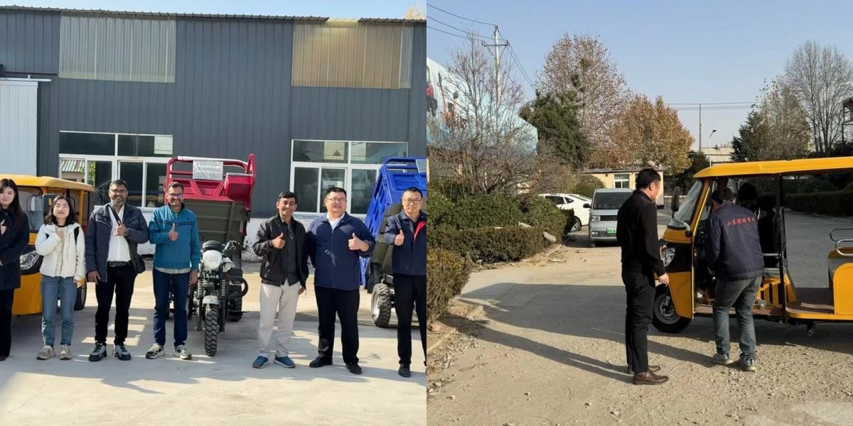 ガソリンエンジン搭載のオープンボディ貨物三輪車 ガソリンエンジン搭載のオープンボディ貨物三輪車