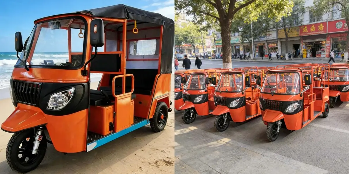 Umweltfreundliches Tuk-Tuk