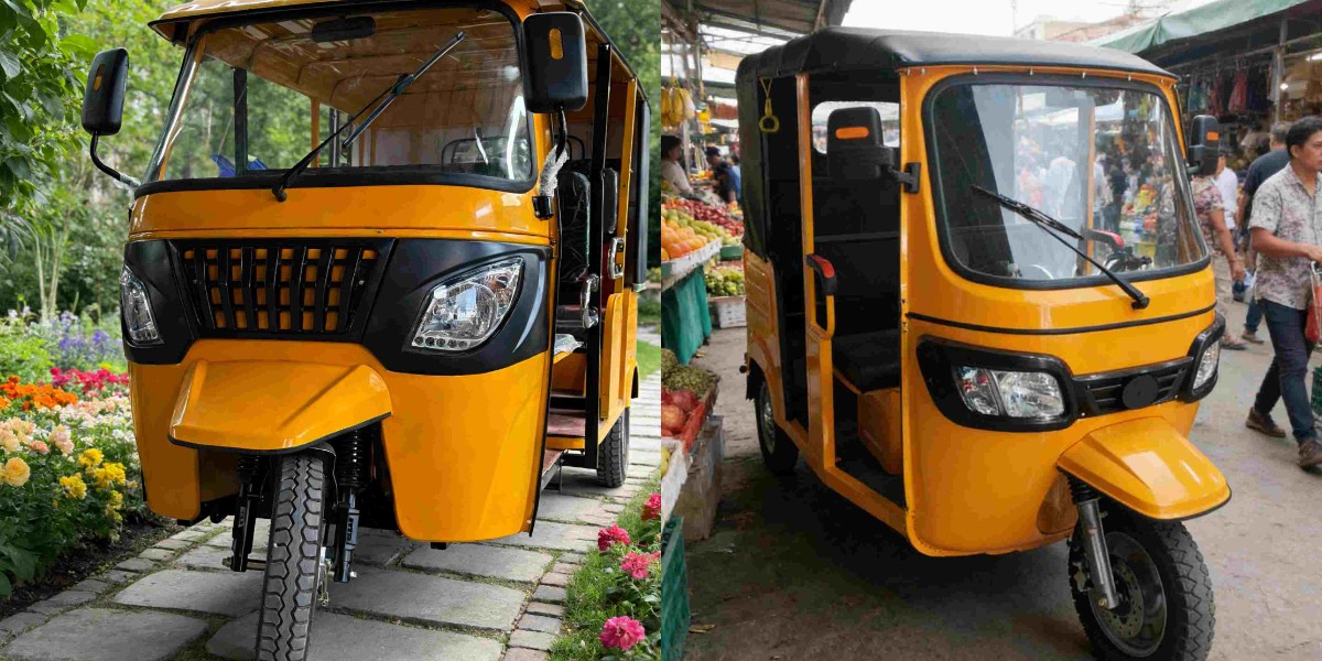 pousse-pousse à moteur