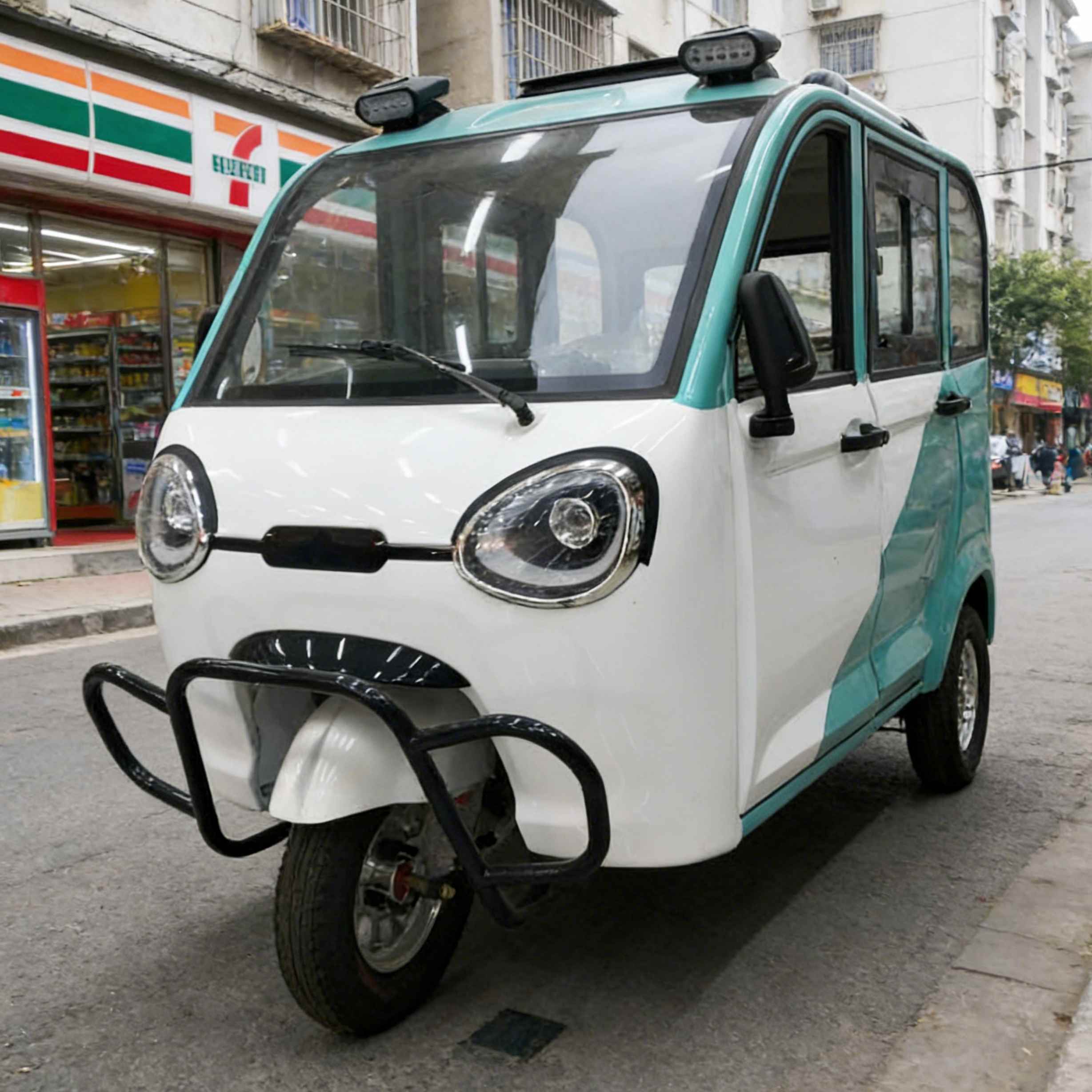 Dreirädrige E-Rikscha