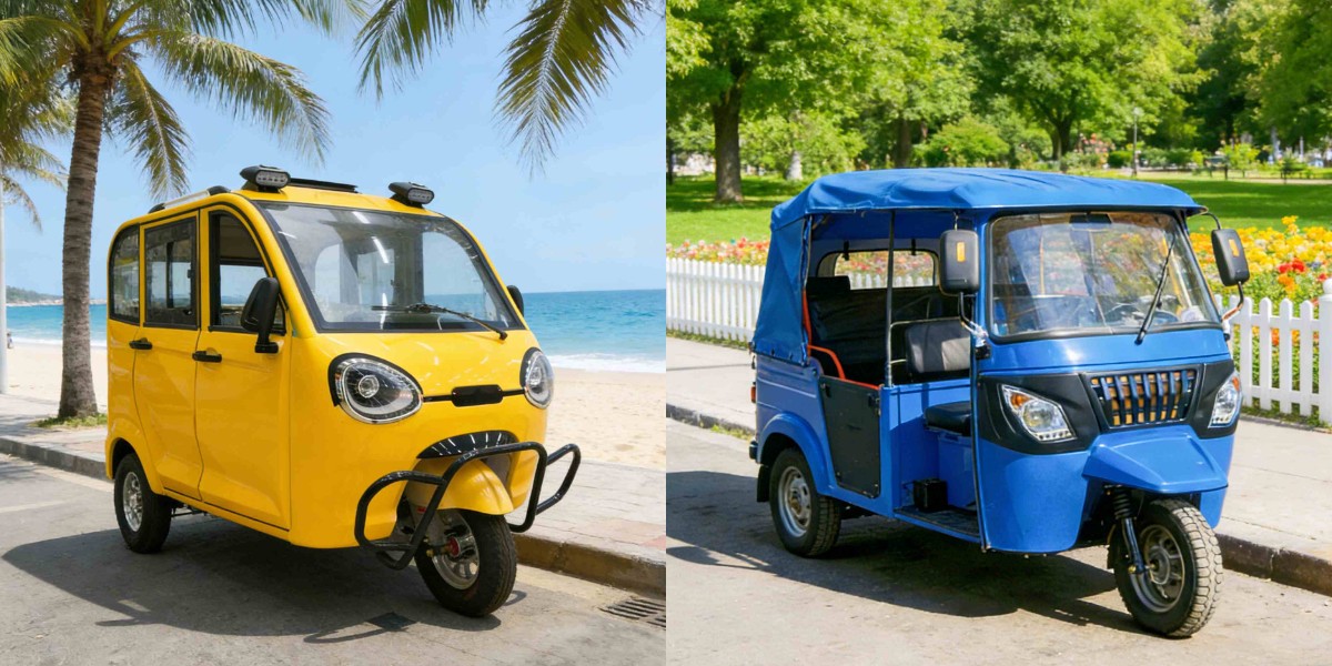 batteriebetriebene Rikscha