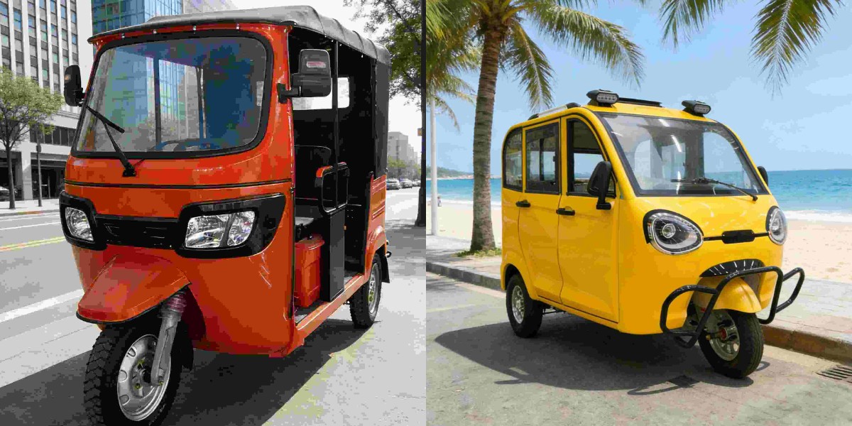 batteriebetriebene Rikscha