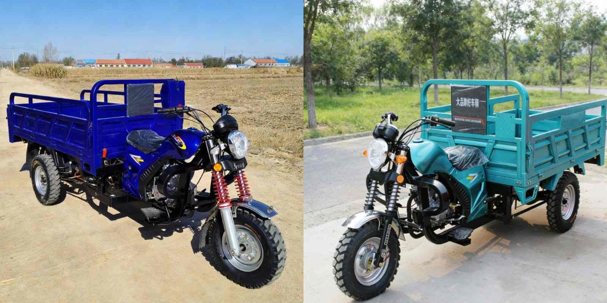 Tricycle cargo motorisé à essence