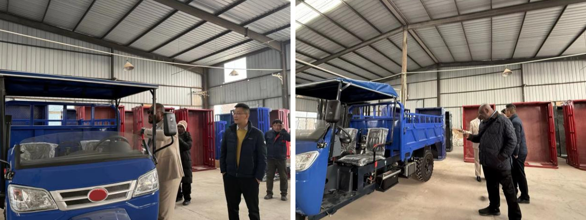 Visite client au Congo et démonstration sur site du tricycle diesel