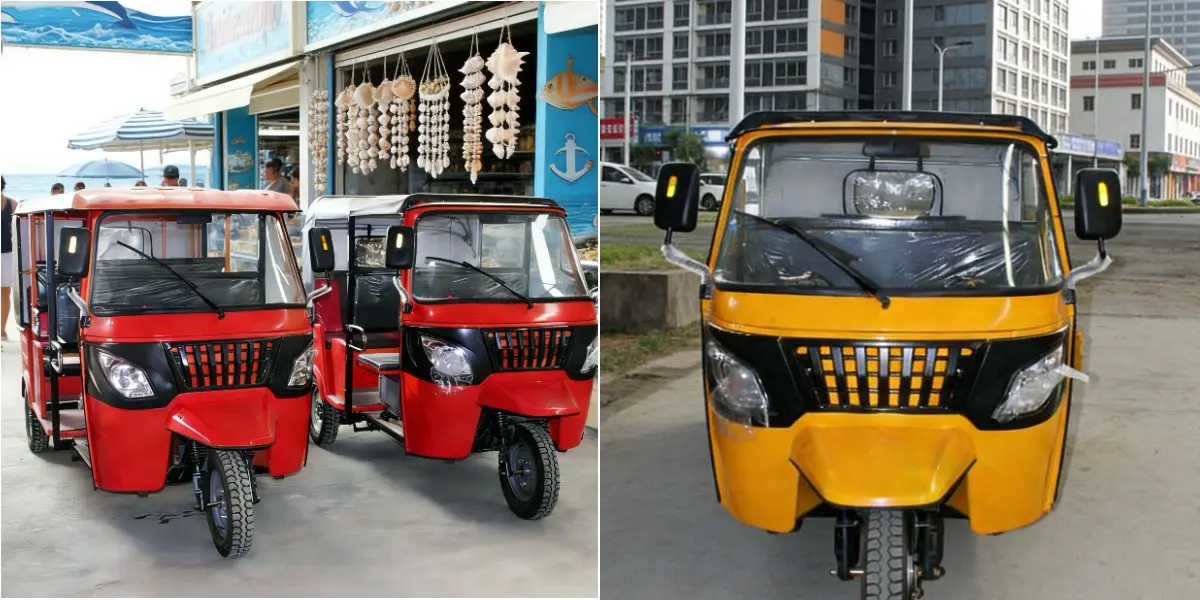 Umweltfreundliches Tuk-Tuk