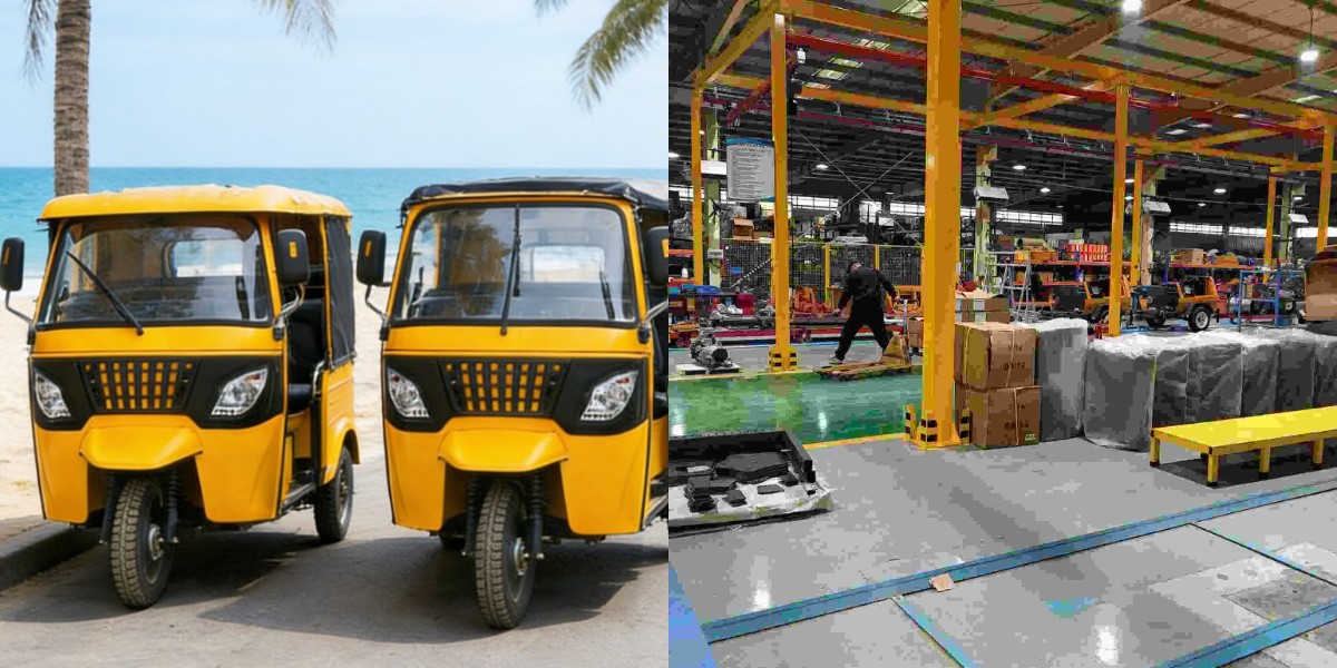 batteriebetriebene Rikscha