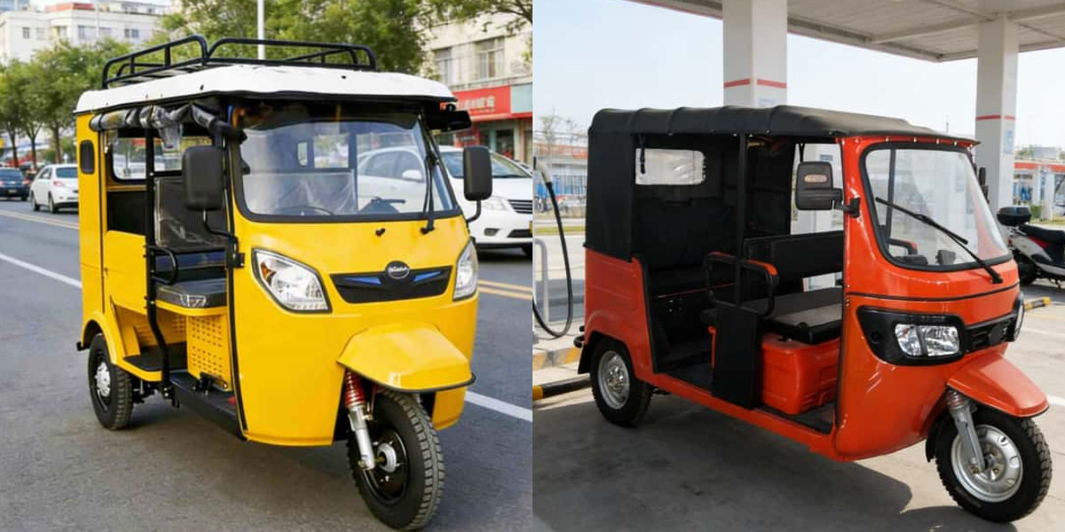 pousse-pousse à moteur