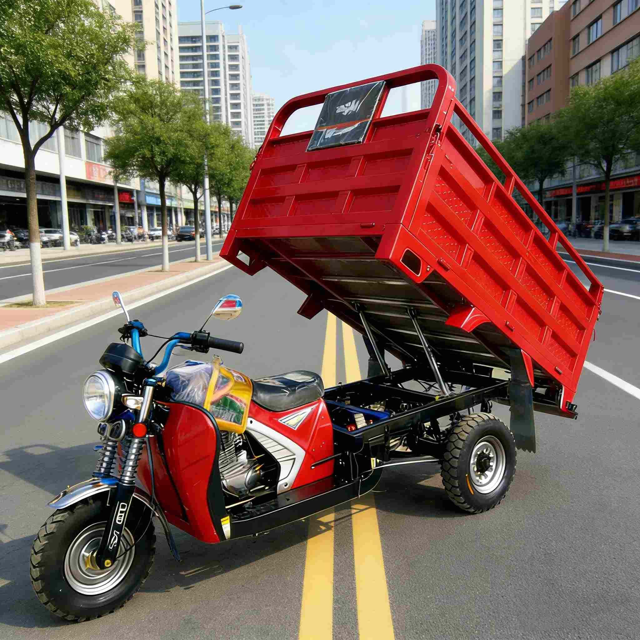 Motociclo a tre ruote aperto