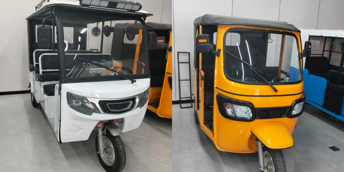 pousse-pousse électrique à trois roues