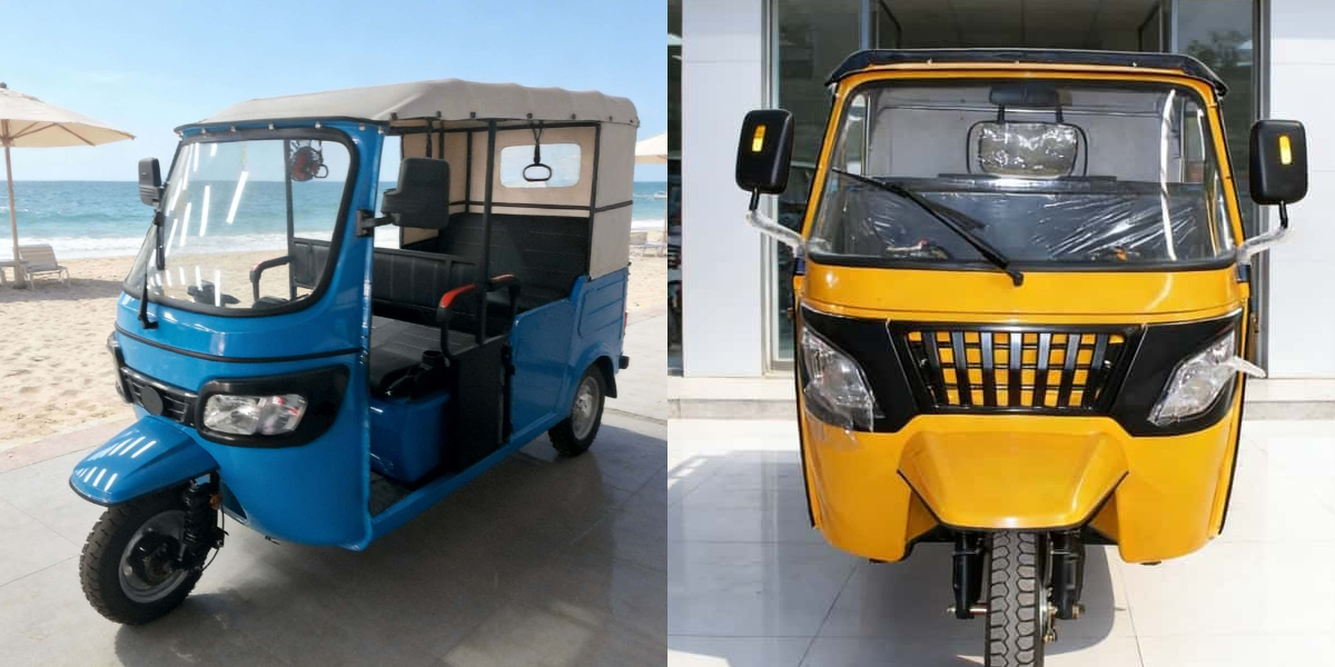 Tuk-tuk per passeggeri all’aperto