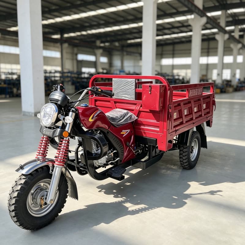 Open body cargo tricycle
