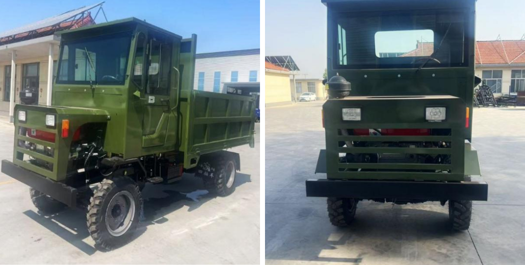 Customer Test Driving the Diesel Construction Concrete Transport Vehicle Site Customer Test Driving the Diesel Construction Concrete Transport Vehicle Site