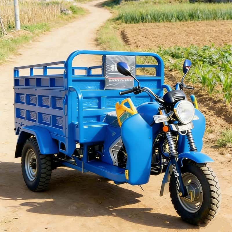 Sepeda roda tiga gas transportasi pertanian