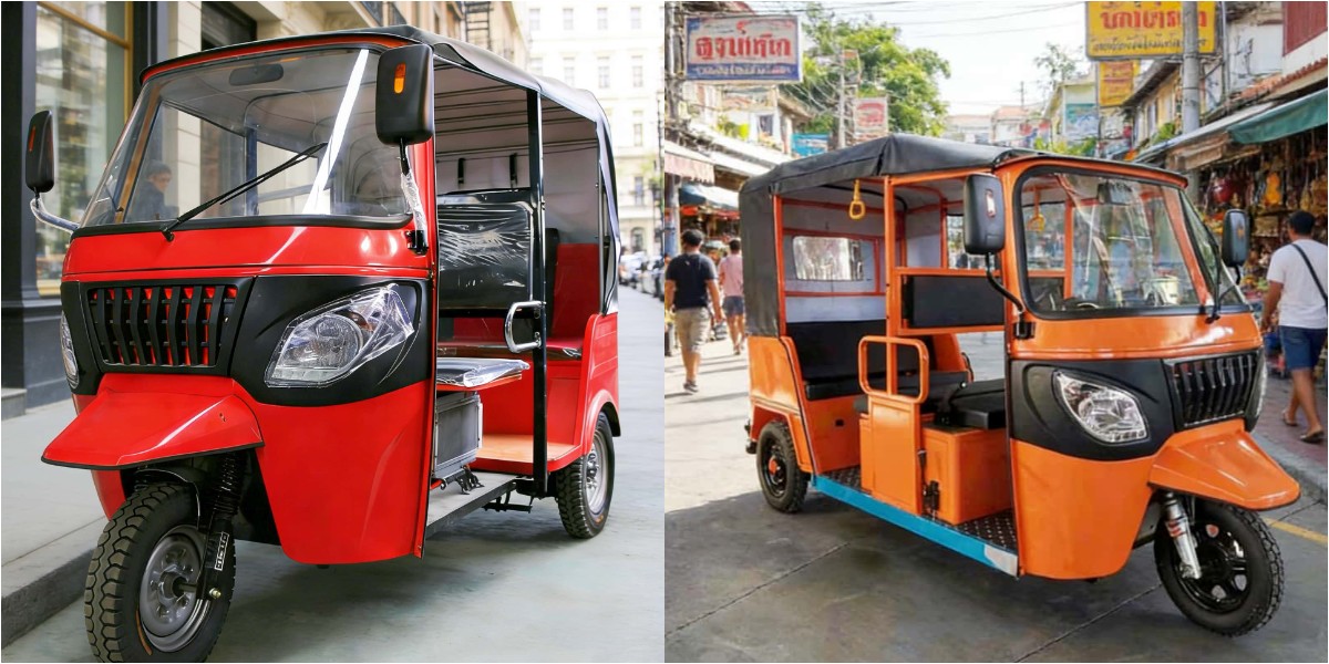 Triciclo motorizado a gasolina