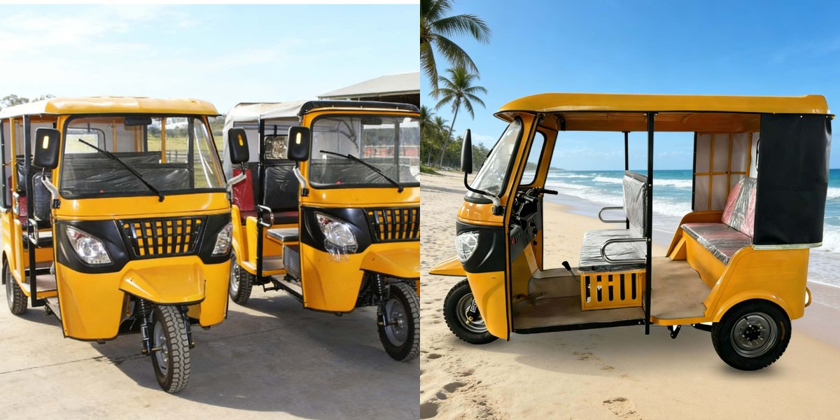 Бензиновый трёхколёсный авторикша