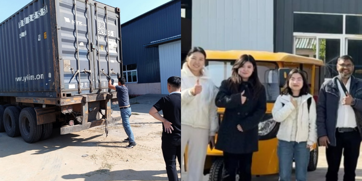 véhicule à trois roues automatique