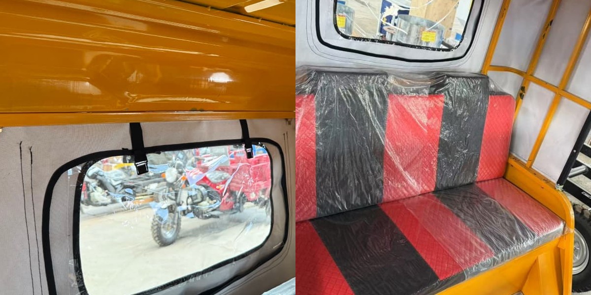 6人乗りの人力車 6人乗りの人力車