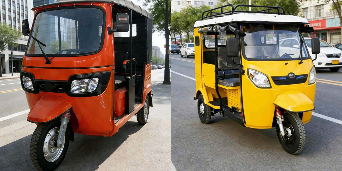 Бензиновый трёхколёсный авторикша